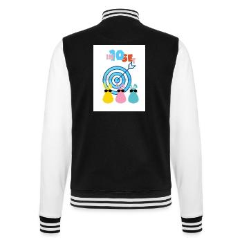 Abattu à 10. Intense et précis. - Veste Teddy - noir/blanc - Dos - Marisol (170cm)