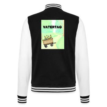 Vatertag - College-Sweatjacke - Schwarz/Weiß - Hinten - Marisol (170cm)
