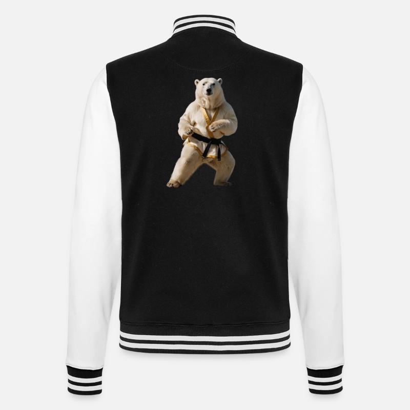 Sport Eisbär - College-Sweatjacke - Schwarz/Weiß
