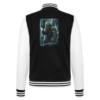 Riese Mythologie Giant Geschenk - College-Sweatjacke - Schwarz/Weiß - Hinten - Marisol (170cm)