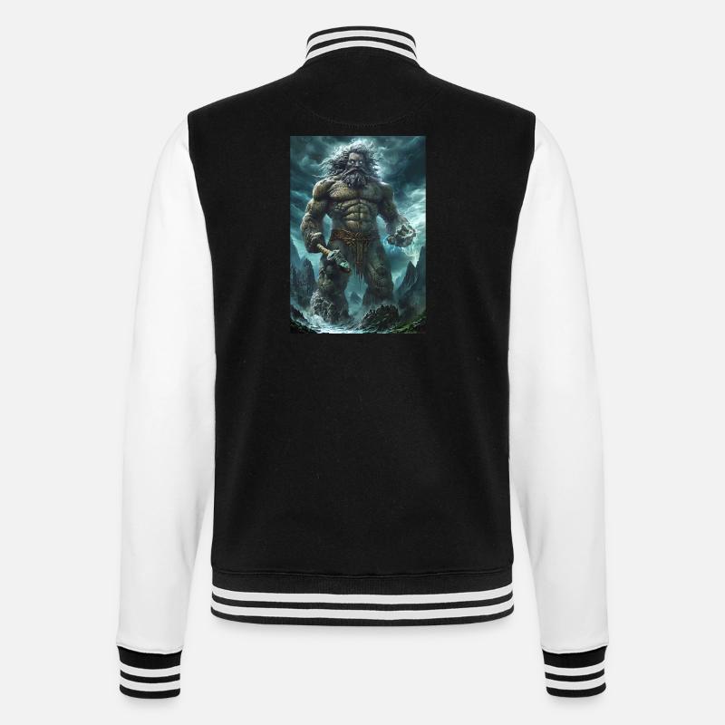 Cadeau géant géant - Veste Teddy - noir/blanc