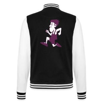 Marathonien - Veste Teddy - noir/blanc - Dos - Marisol (170cm)