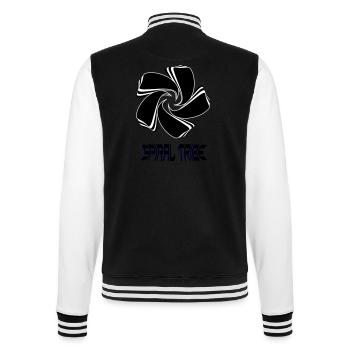 Spiral Tribe - College-Sweatjacke - Schwarz/Weiß - Hinten - Marisol (170cm)
