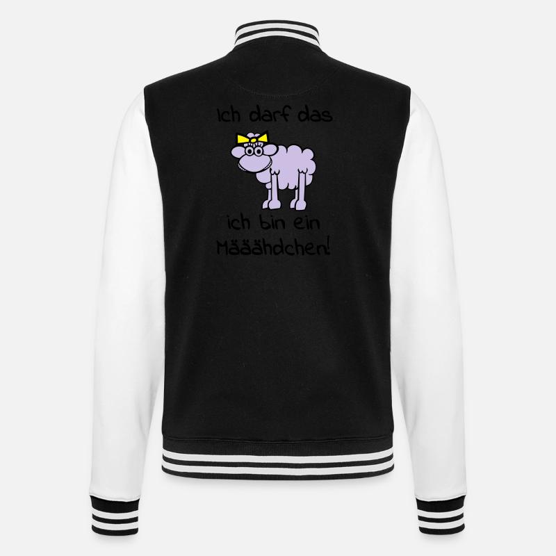 maeaeaehdchen_darf_das_3f - Veste Teddy - noir/blanc