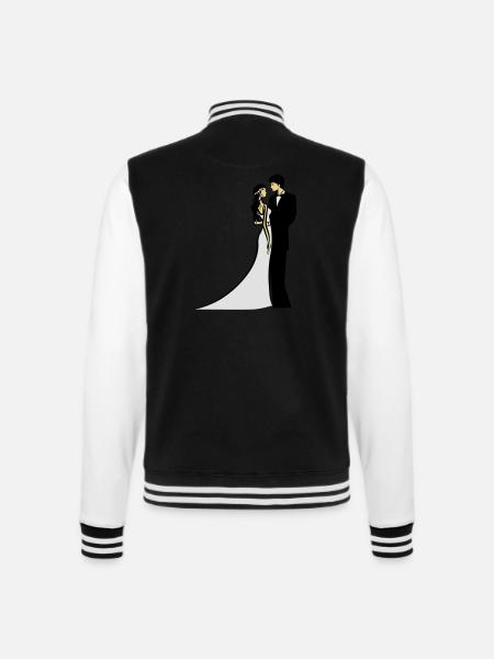 Mariage heureux mariage - Veste Teddy - noir/blanc