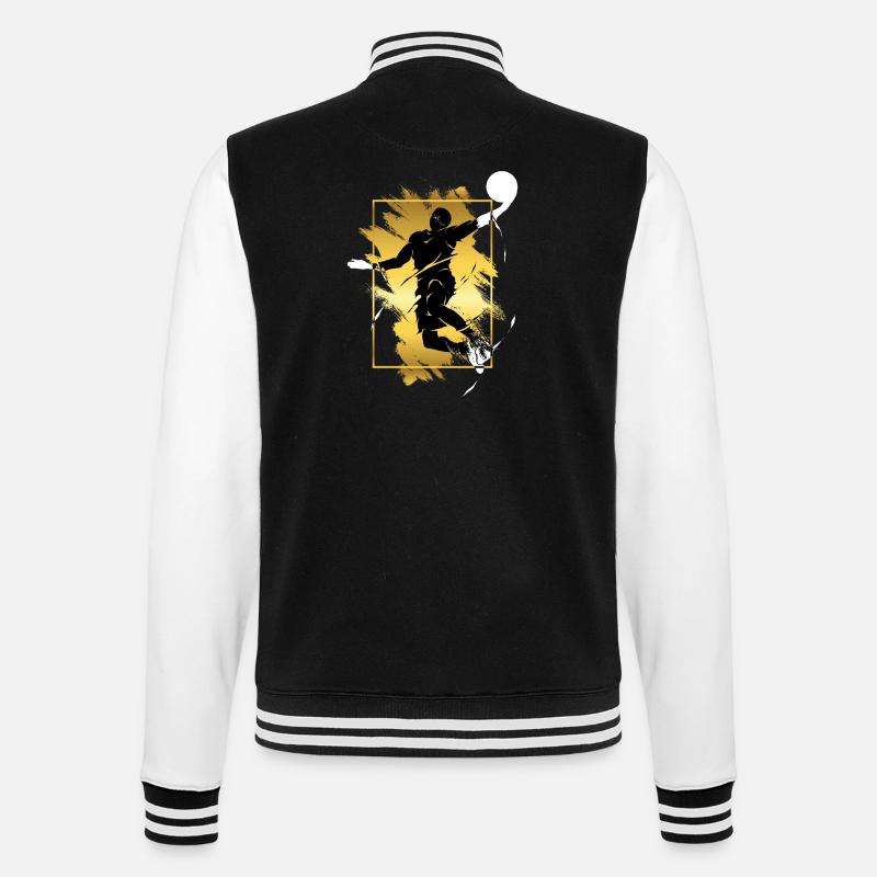 Basketteur Basketteur Dunking Gold Splash - Veste Teddy - noir/blanc