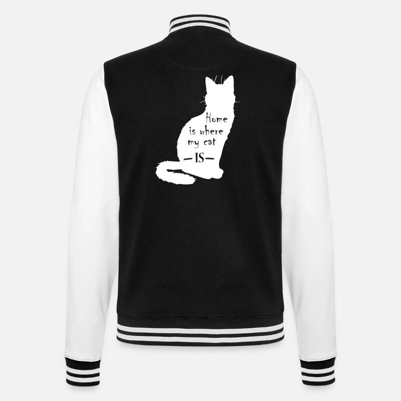 Chat Chat Pet - Veste Teddy - noir/blanc