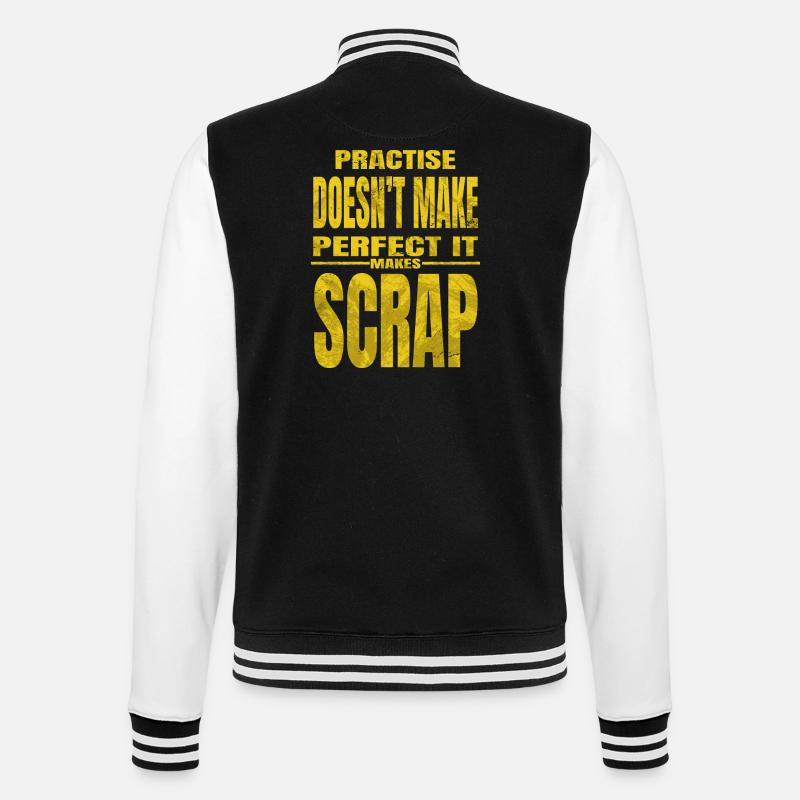 gift idea carpentry john carpenter - College Sweat Jacket - black/white