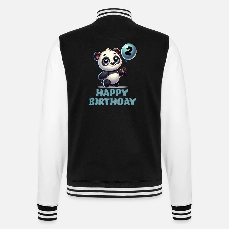 Panda BD Ballon Anniversaire 2 - Veste Teddy - noir/blanc