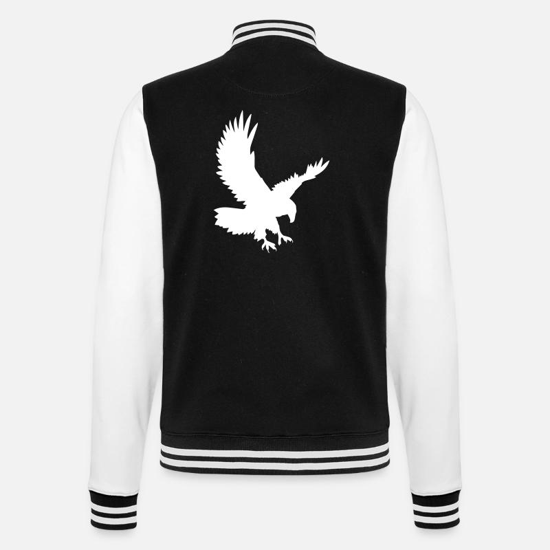 Les Eagles à l’attaque - Veste Teddy - noir/blanc