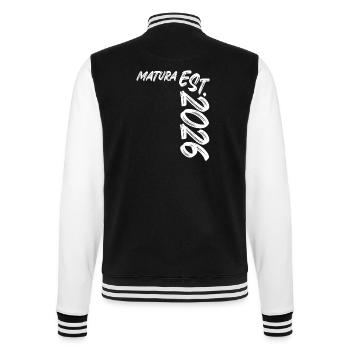 Matura Est 2026 - College-Sweatjacke - Schwarz/Weiß - Hinten - Marisol (170cm)