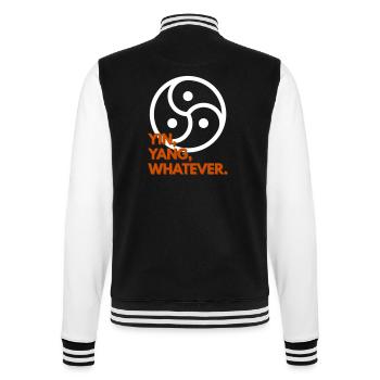 Yin, yang, peu importe. - Veste Teddy - noir/blanc - Dos - Marisol (170cm)