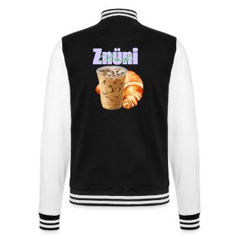 Znüni Club Café Glacé - Veste Teddy - noir/blanc - Dos - Marisol (170cm)
