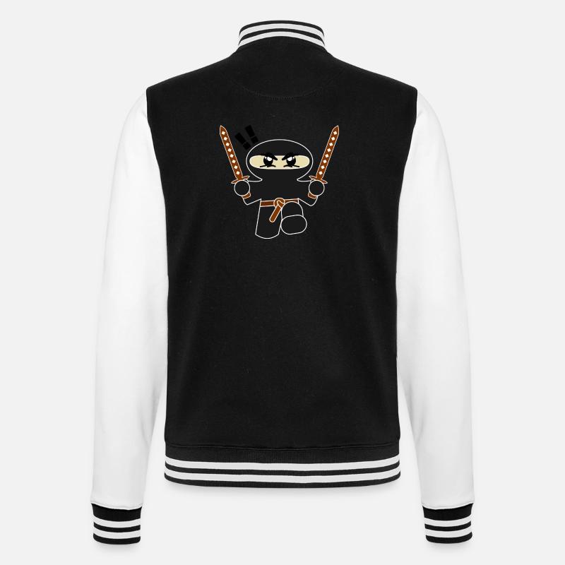 Ninja comic - College Sweat Jacket - black/white