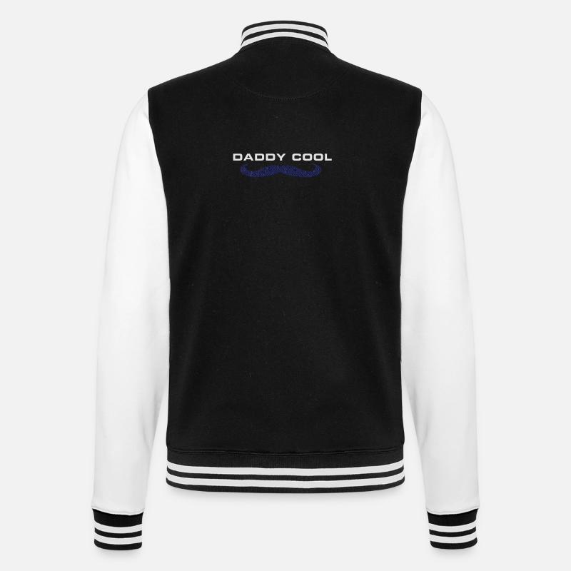 Daddy Cool Father Design - College Sweat Jacket - black/white