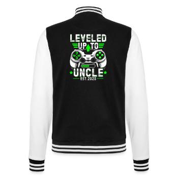 Ascended to Uncle 2025 - College Sweat Jacket - black/white - Back - Marisol (170cm)