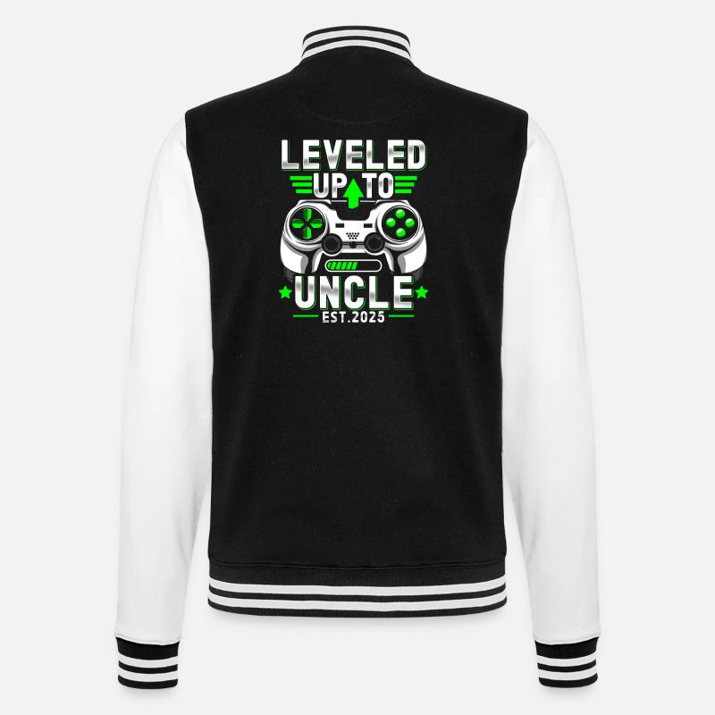 Ascension au rang d’oncle 2025 - Veste Teddy - noir/blanc
