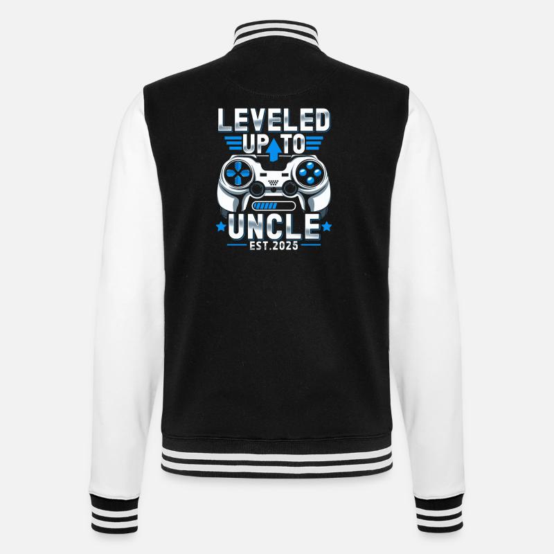 Ascension au rang d’oncle 2025 - Veste Teddy - noir/blanc