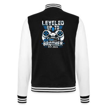 Promoted to big brother in 2025 - College Sweat Jacket - black/white - Back - Marisol (170cm)