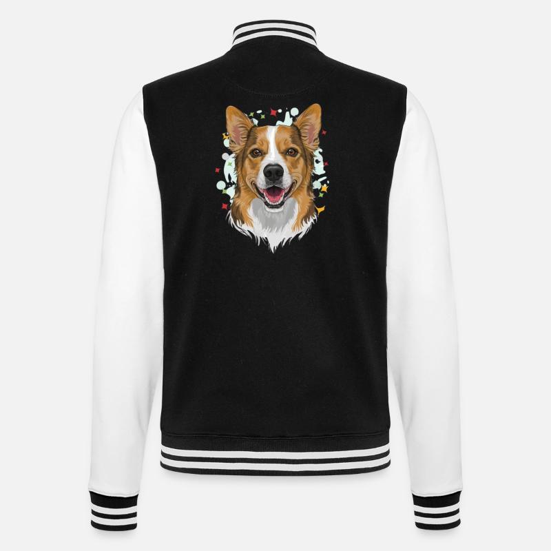Le Chic du Chien - Veste Teddy - noir/blanc