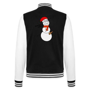 Funny Saying Funny Humor Gift Idea - College Sweat Jacket - black/white - Back - Marisol (170cm)