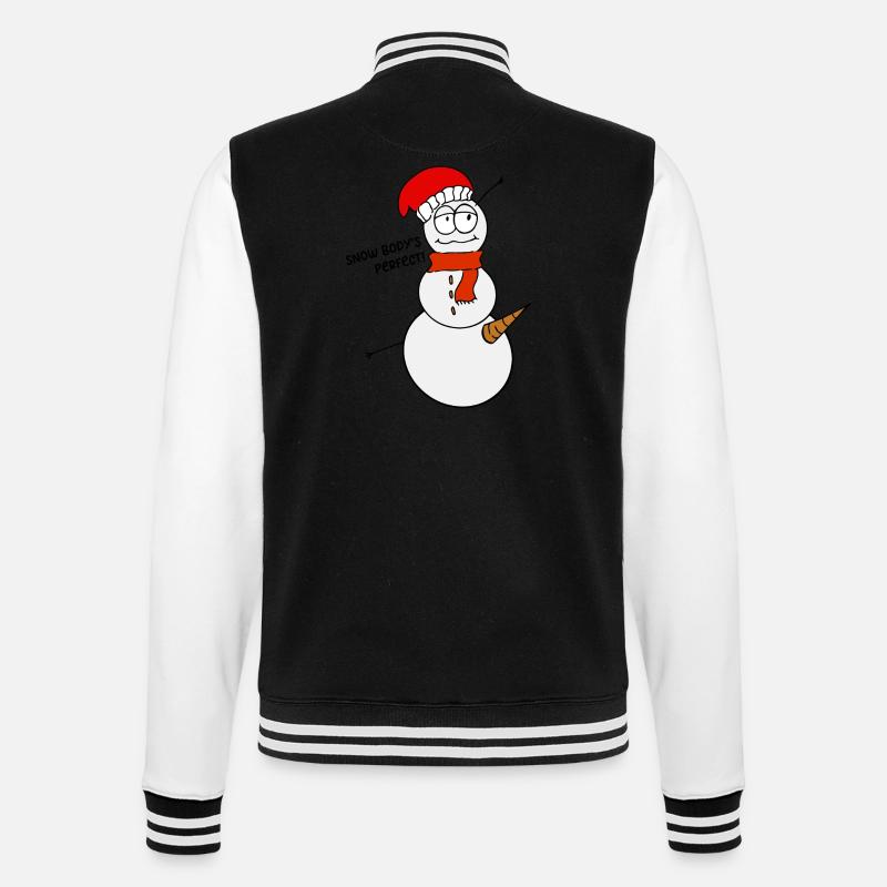 Lustiger Spruch Witzig Humor Geschenkidee - College-Sweatjacke - Schwarz/Weiß