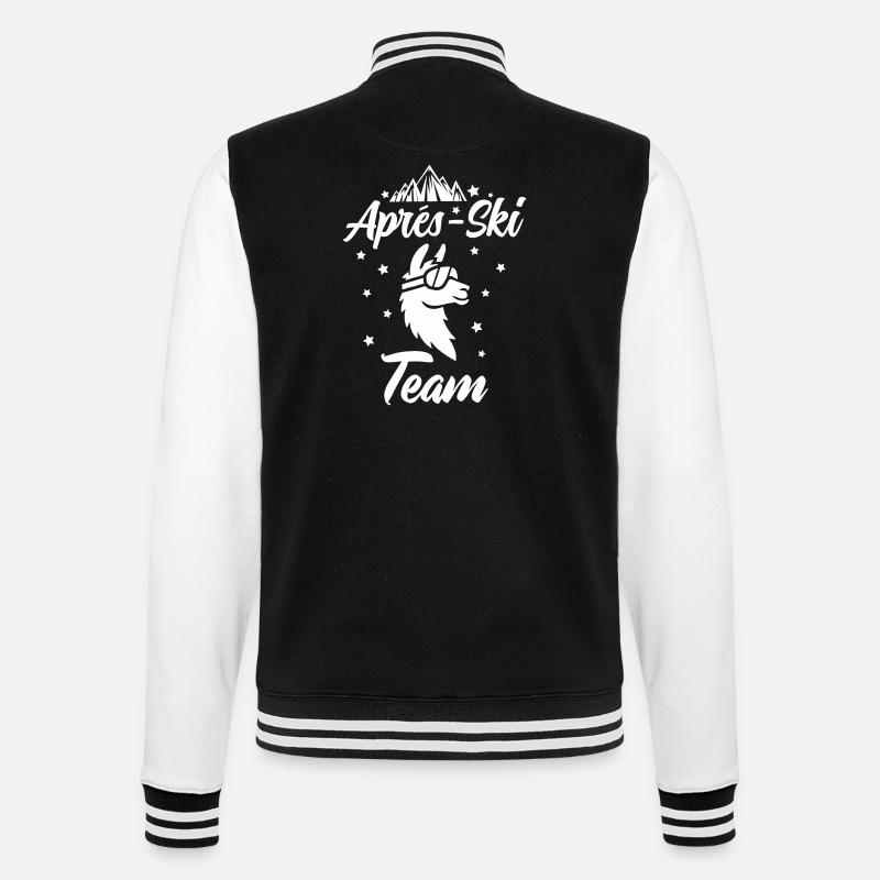 Équipe d’après-ski Lama - Veste Teddy - noir/blanc