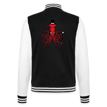 Kraken Mr. Sir Chapeau haut de forme Monocle Lunettes Empire - Veste Teddy - noir/blanc - Dos - Marisol (170cm)