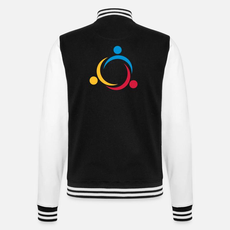 6061912 120363571 diversity2 - Veste Teddy - noir/blanc