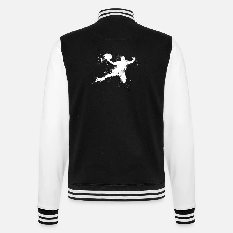 Slam Dunking Basketteur - Veste Teddy - noir/blanc