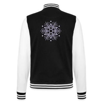 schneeflocke - College-Sweatjacke - Schwarz/Weiß - Hinten - Marisol (170cm)