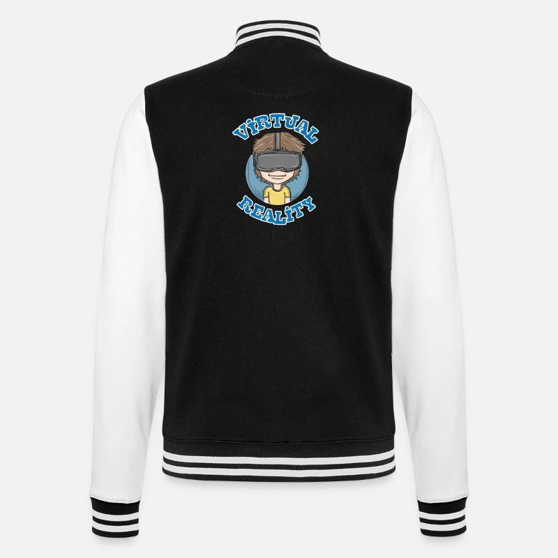 Cadeau de jeu - Veste Teddy - noir/blanc