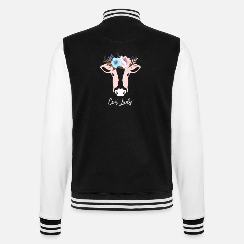 Dame Cattle - Veste Teddy - noir/blanc