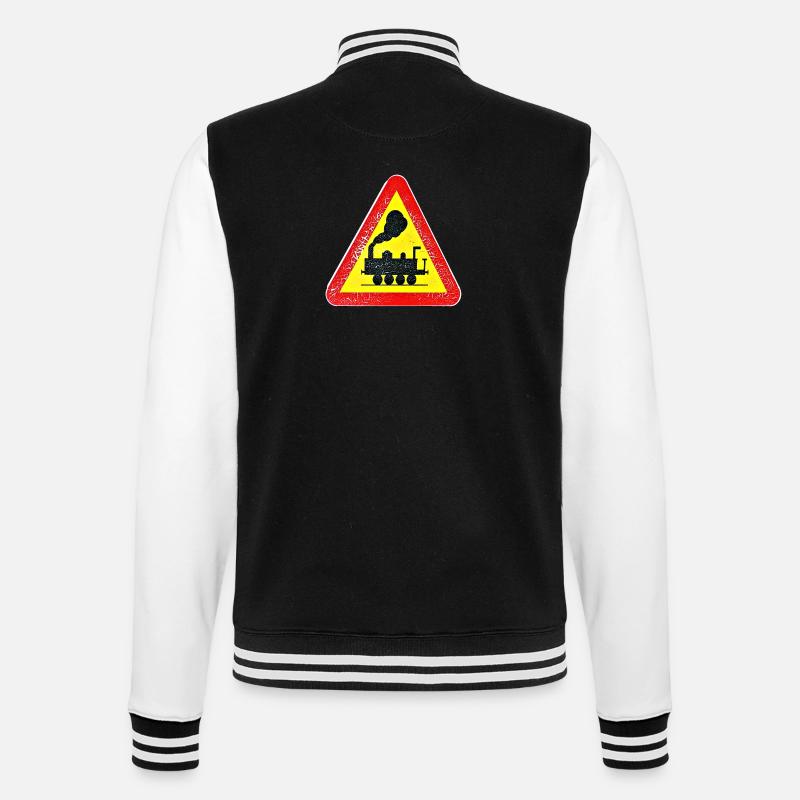 Croix de train - Veste Teddy - noir/blanc