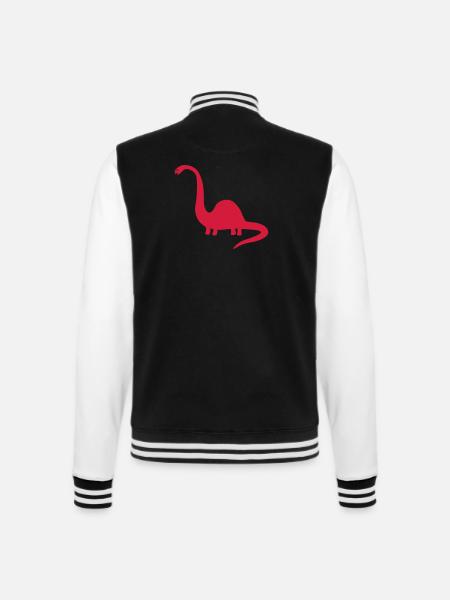 dino - Veste Teddy - noir/blanc