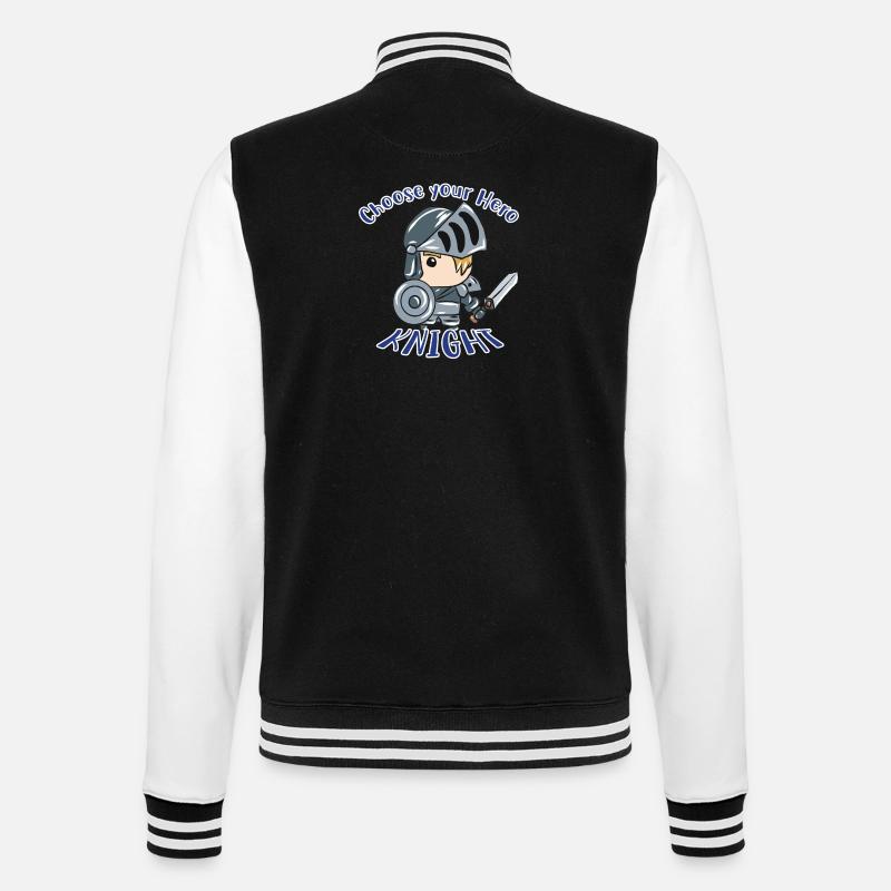 Ritter - College-Sweatjacke - Schwarz/Weiß