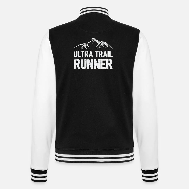 Ultra Trail Runner - College-Sweatjacke - Schwarz/Weiß
