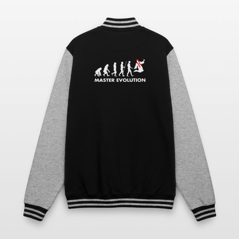 Master evolution development graduation diploma College Sweat Jacket