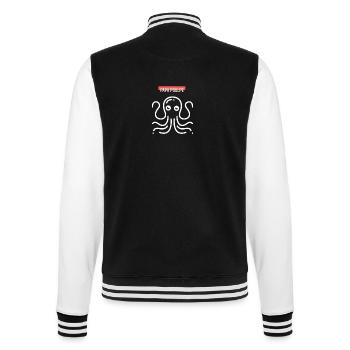 Design Octopus Papa Poulpe Original - Veste Teddy - noir/blanc - Dos - Marisol (170cm)