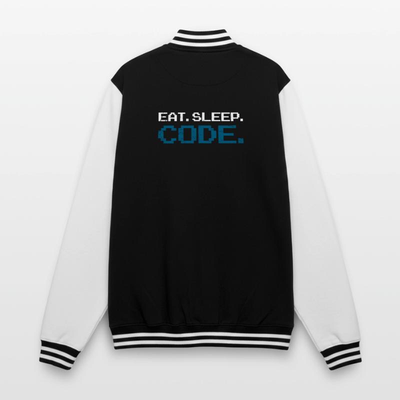 Programming code computer science College Sweat Jacket