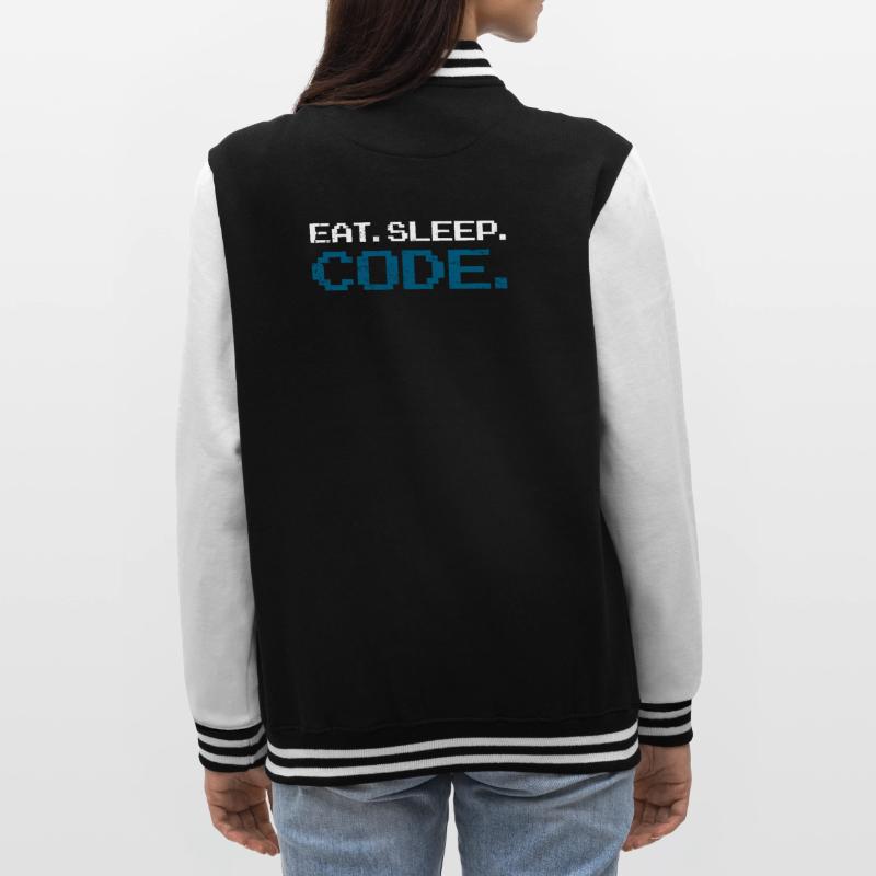 Programming code computer science College Sweat Jacket