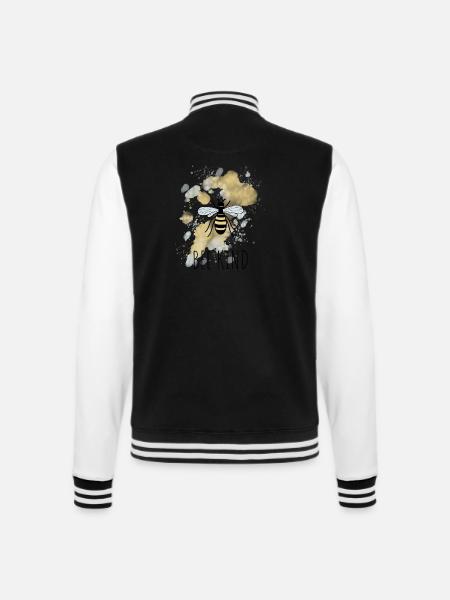 Bee Bee Child - College Sweat Jacket - black/white