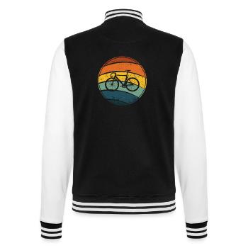bicycle - College Sweat Jacket - black/white - Back - Marisol (170cm)