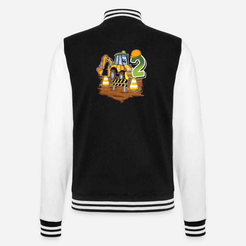 2 ans bagger anniversaire d’enfant - Veste Teddy - noir/blanc