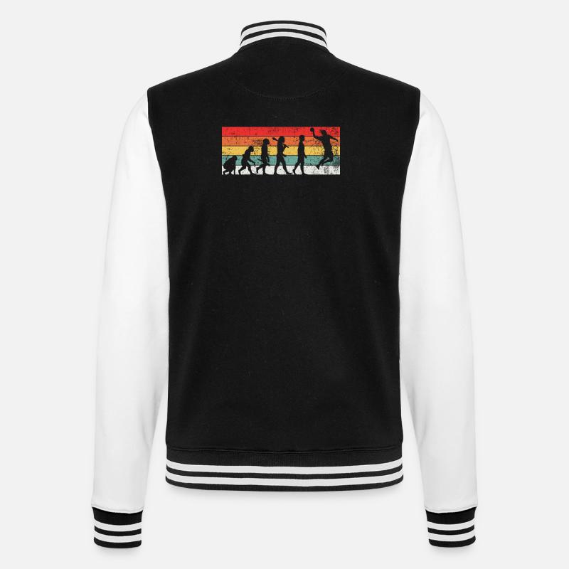 Handballer Handball Evolution - College-Sweatjacke - Schwarz/Weiß