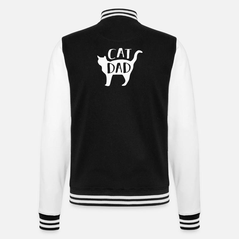 Chats Chats - Veste Teddy - noir/blanc