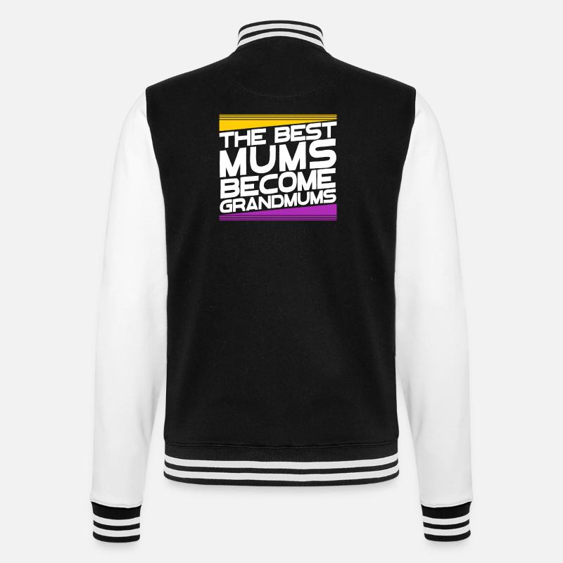 Oma Glückwunsch Großmutter Großmama Statement - College-Sweatjacke - Schwarz/Weiß