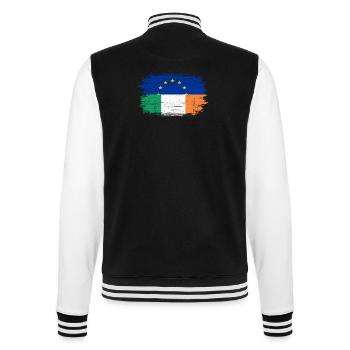 UE Italie Drapeau Fusion - Veste Teddy - noir/blanc - Dos - Marisol (170cm)