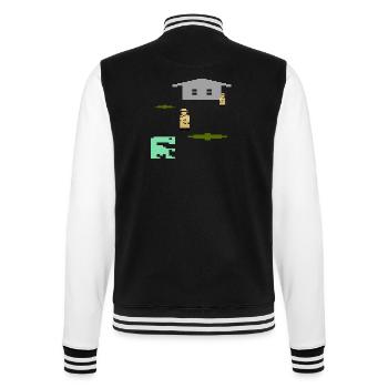 Pixel ExtraTerrestre - Veste Teddy - noir/blanc - Dos - Marisol (170cm)