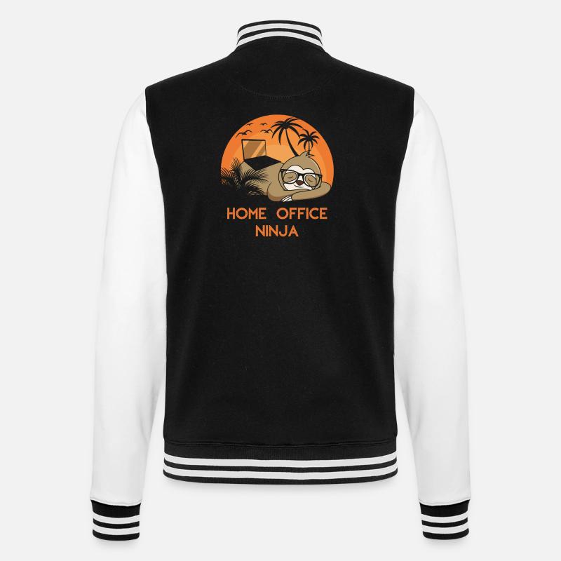 Bureau à domicile Ninja - Veste Teddy - noir/blanc